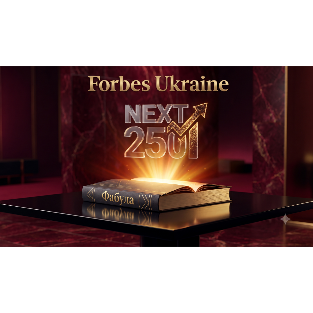 Видавництво Фабула у списку NEXT 250 від Forbes Ukraine