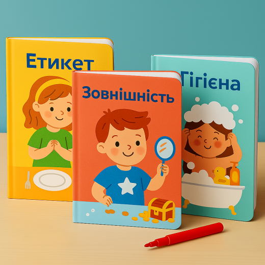 Книги про етикет, зовнішність і гігієну для дітей