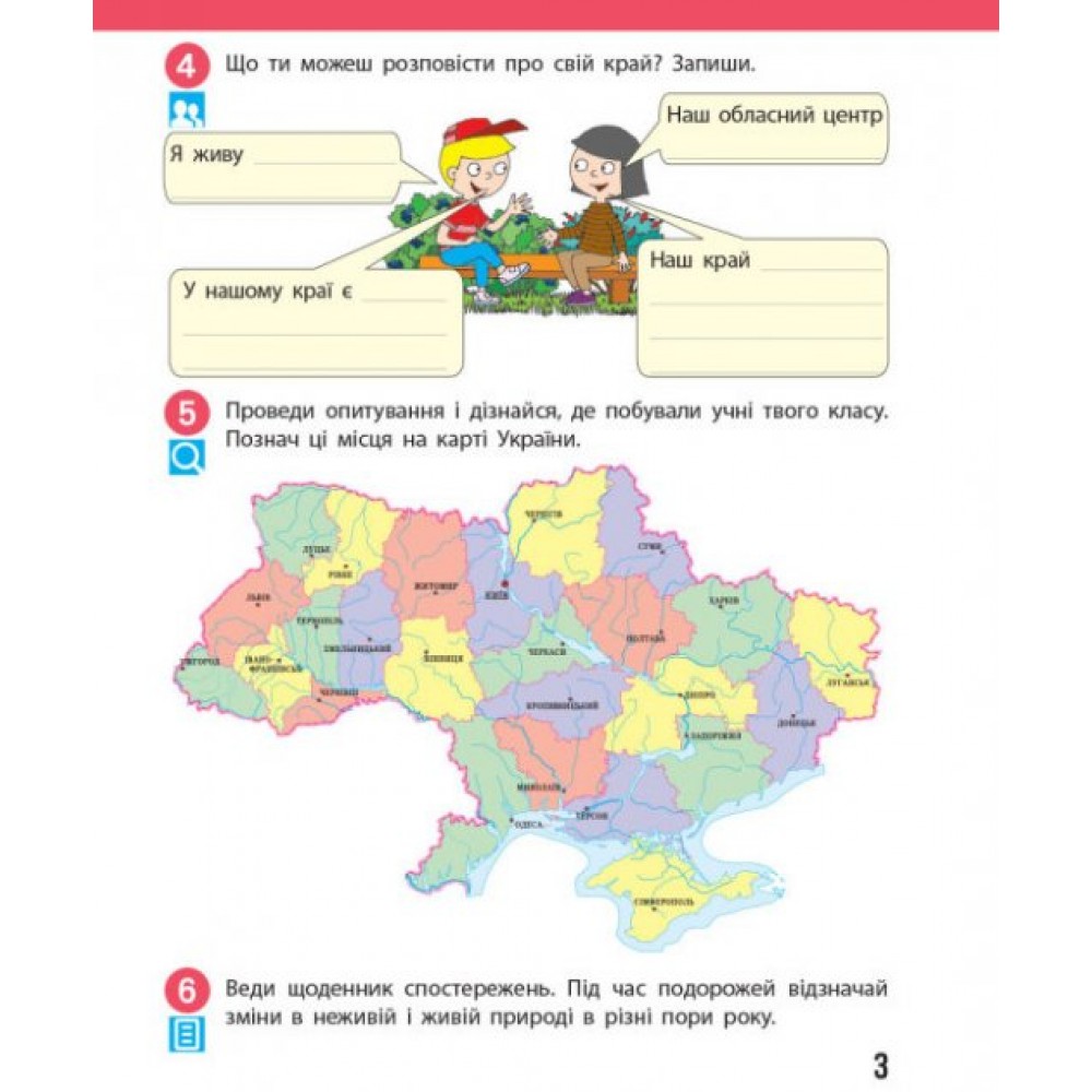 4 клас. Я досліджую світ. Робочий зошит. 1 частина (до підручника Бібік. Бондарчук)