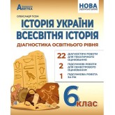 Історія України. Всесвітня історія. Діагностика освітнього рівня. 6 клас.