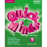 Quick Minds. Teachers Book. 3 клас. Англійська мова (книга для вчителя)- Пухта