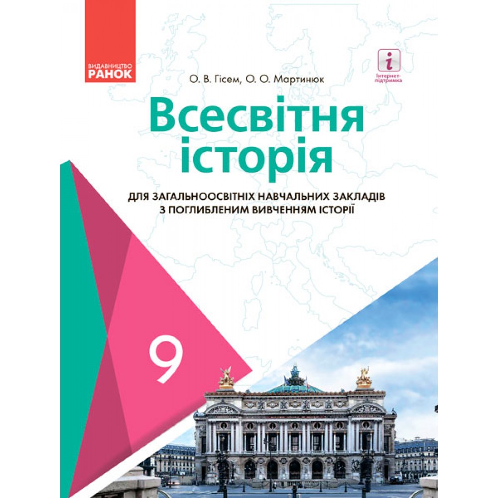 9 клас. Всесвітня історія. Підручник. Для ЗНЗ з поглибленим вивченням історії. Ранок