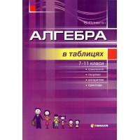 Алгебра в таблицях. Навчальний посібник для учнів 7-11 класів. Нелін (9789664741702)