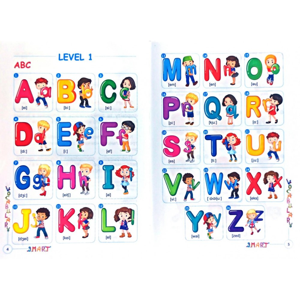 Англійська мова 1-4 клас smart vocabulary for kids англійський словник 1100 слів та фраз "Сисин" Доценко 9786175393291