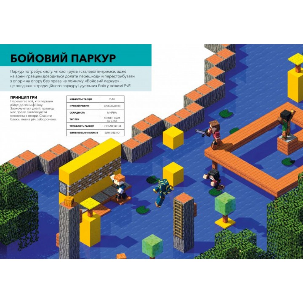MINECRAFT Довідник мініігор у режимі PvP. Стефані Мілтон, Крейг Джеллі