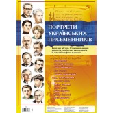 Комплект портретів.Портрети українських письменників (У); 1; комплект плакатів