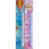 Плакат помічник зростомір синій