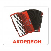 Картки Домана "Музичні інструменти" українською Вундеркінд з пелюшок - Картки Домана