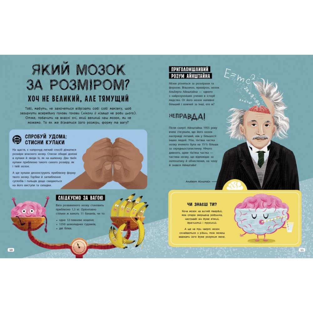 Дивовижний мозок. Ця книжка повна мізків. Усілякі мізки та як вони працюють - Тім Кеннінгтон