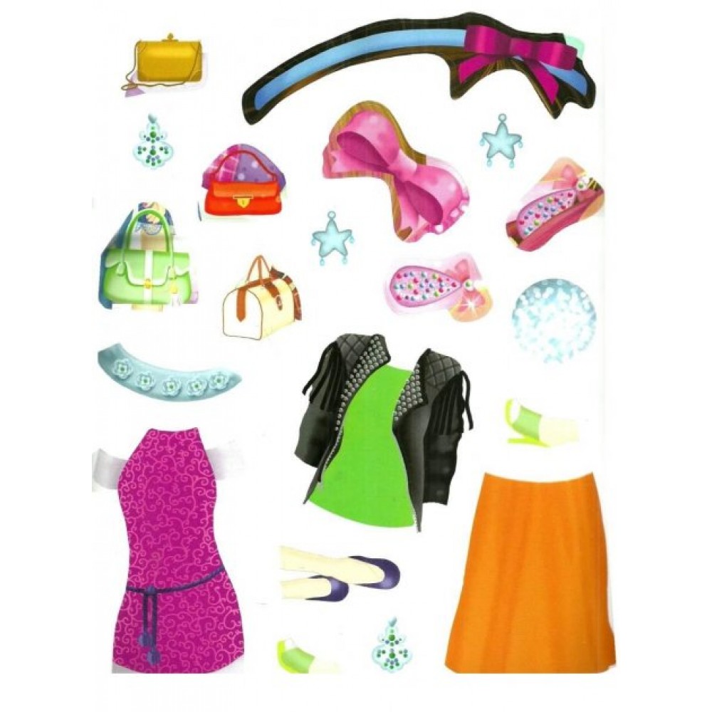 FASHION Модні дівчата. Навчися робити стильній макіяж (мяка палітурка, 64 сторінки + 4 листи з наліпками)