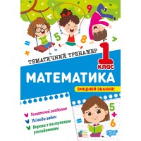 Математика. 1 клас. Тематичний тренажер - Ольга Аліна