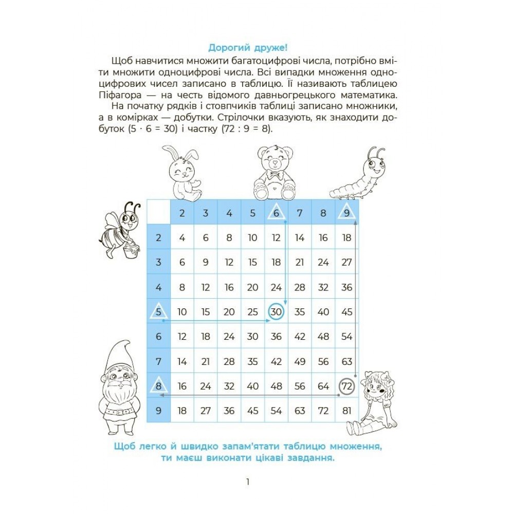 Вивчаю таблицю множення - Н. Ф. Юрченко