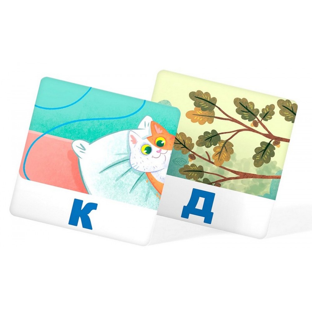 Розумні картки. Читаємо по буквах 30 карток (9786175475478)