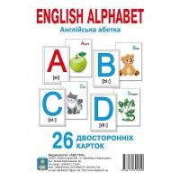 Картки для дітей Англійська абетка А-5 9786175392690